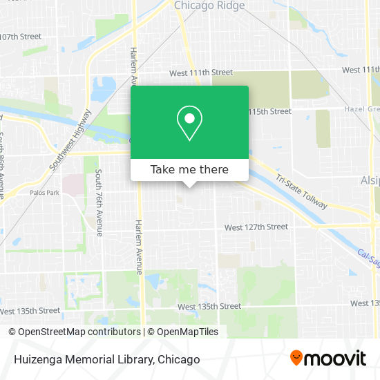 Mapa de Huizenga Memorial Library