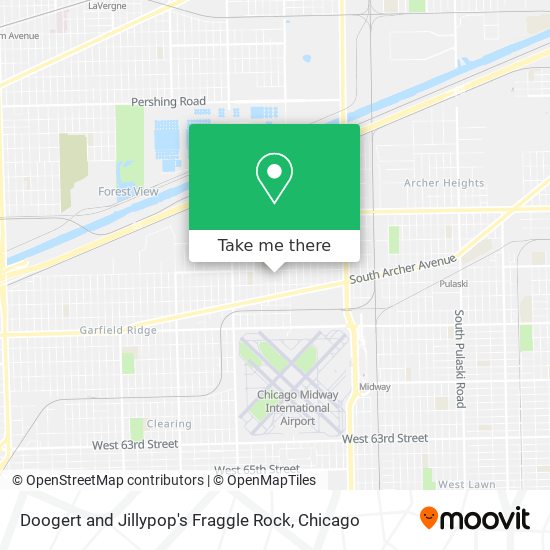 Mapa de Doogert and Jillypop's Fraggle Rock