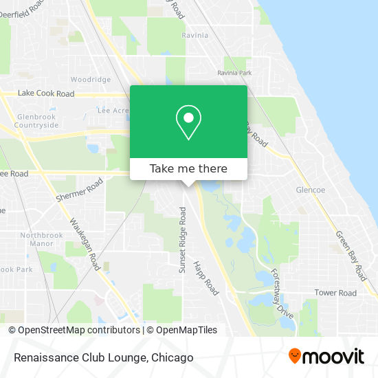 Renaissance Club Lounge map