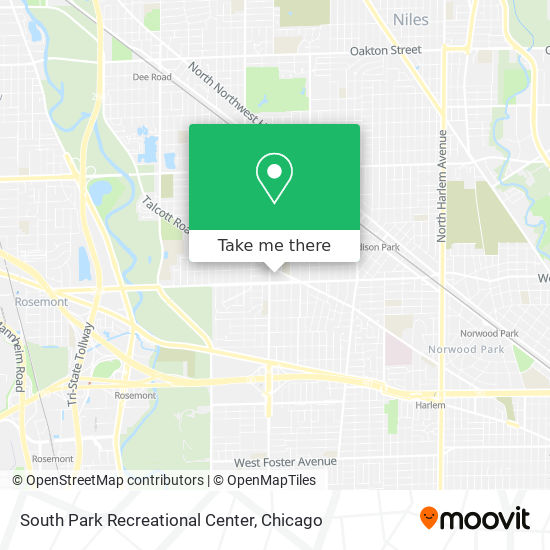 Mapa de South Park Recreational Center