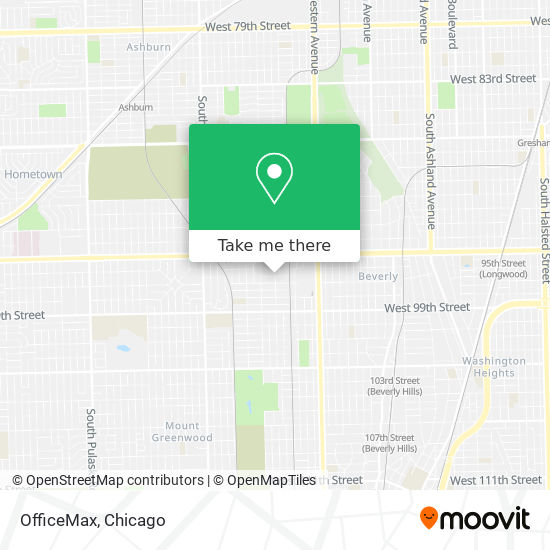 OfficeMax map