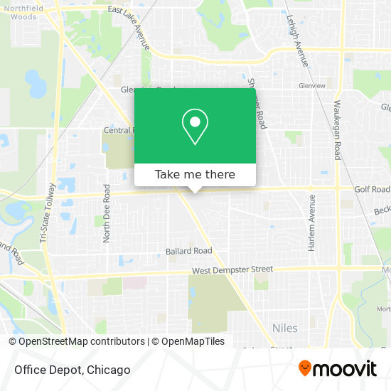 Office Depot map