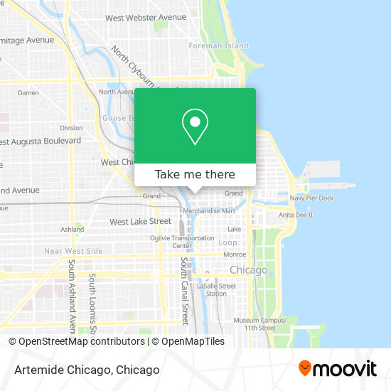 Artemide Chicago map