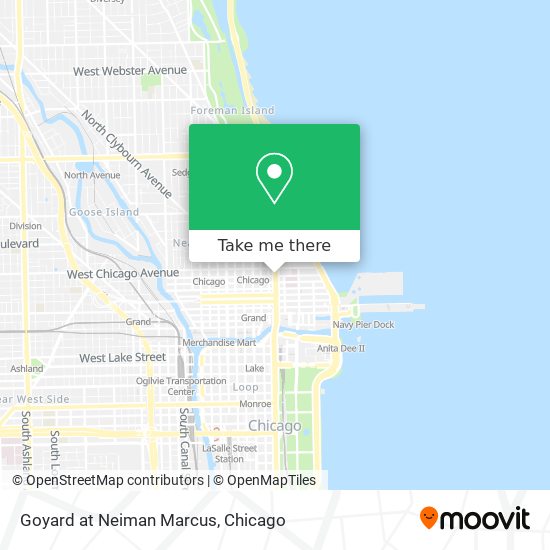 Goyard at Neiman Marcus map