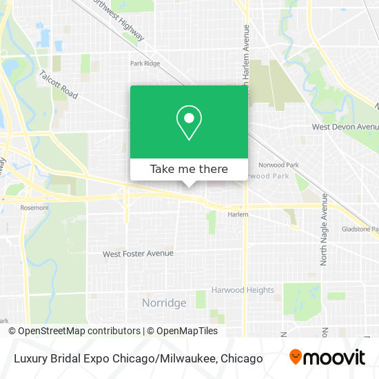 Luxury Bridal Expo Chicago / Milwaukee map