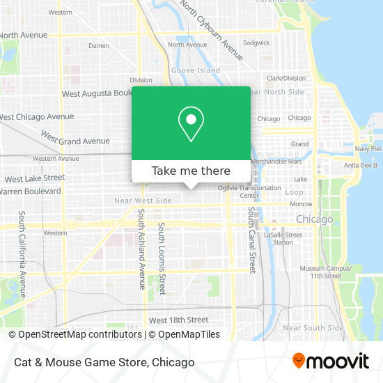 Cat & Mouse Game Store map