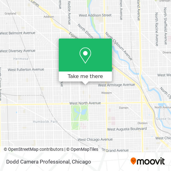 Dodd Camera Professional map