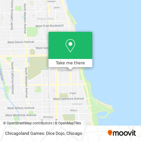 Mapa de Chicagoland Games: Dice Dojo