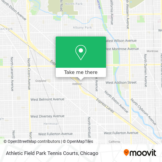 Athletic Field Park Tennis Courts map