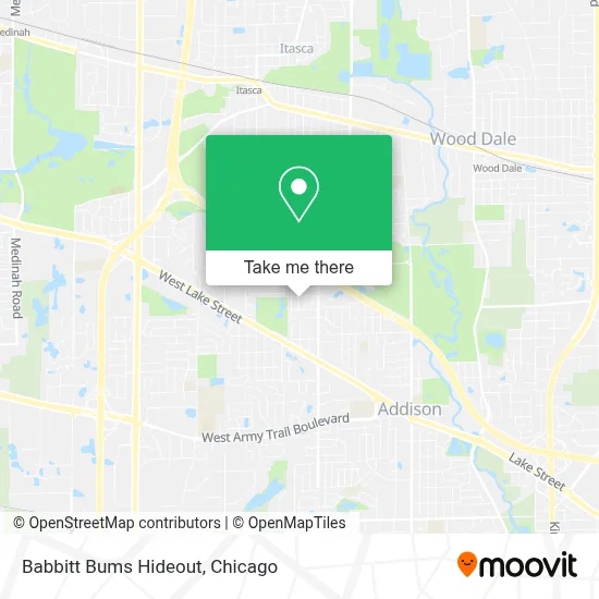 Babbitt Bums Hideout map