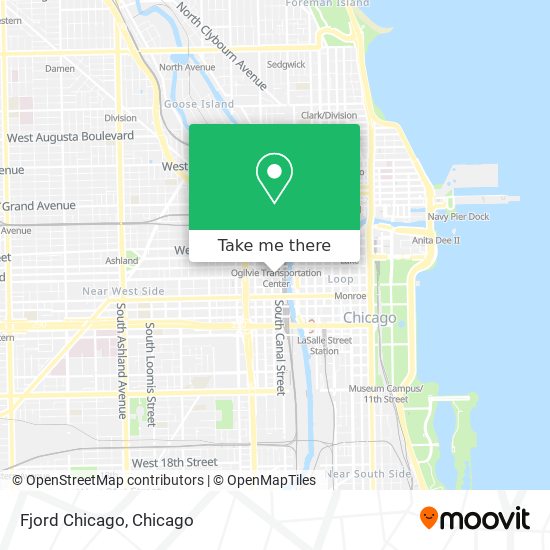 Mapa de Fjord Chicago