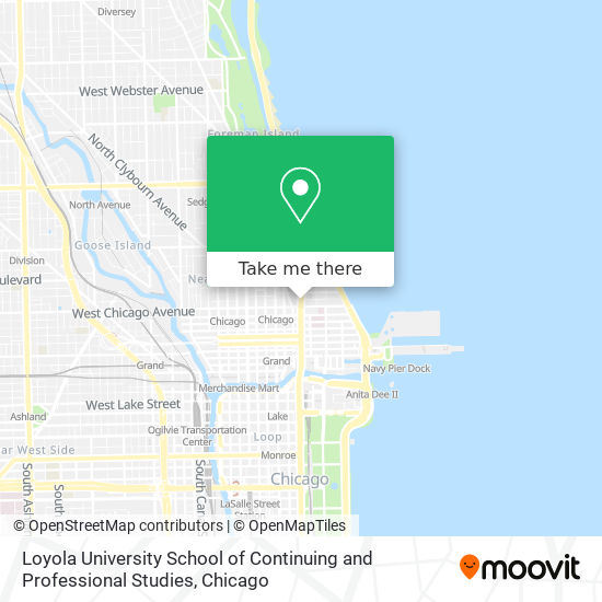 Loyola University School of Continuing and Professional Studies map
