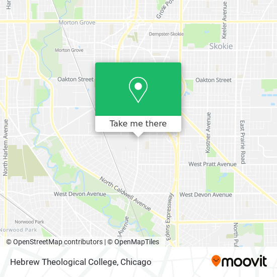 Hebrew Theological College map