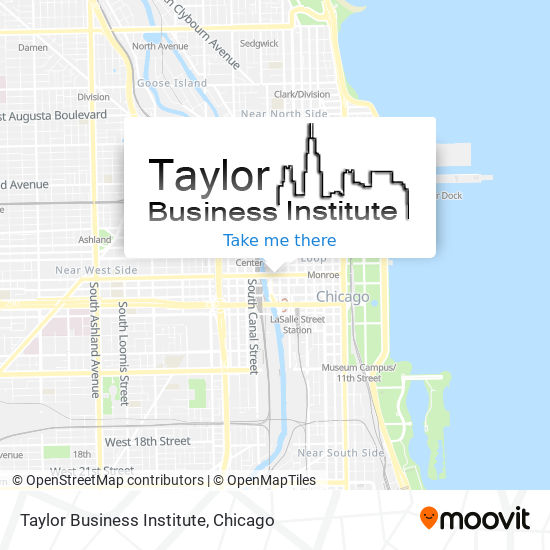 Taylor Business Institute map