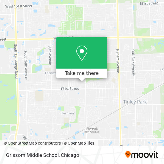Mapa de Grissom Middle School