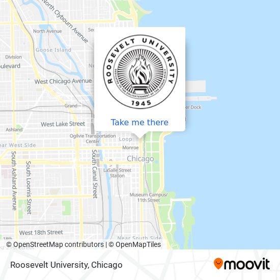 Roosevelt University map