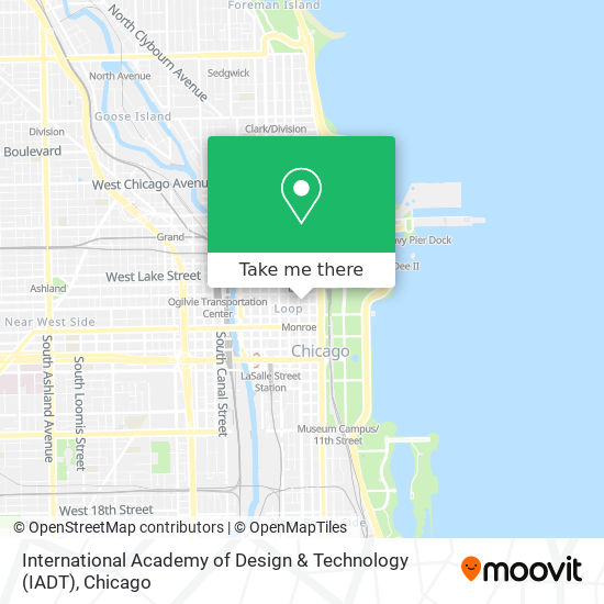 International Academy of Design & Technology (IADT) map