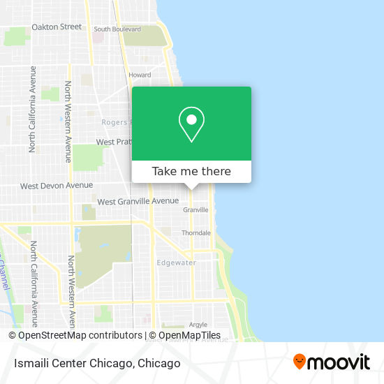 Mapa de Ismaili Center Chicago