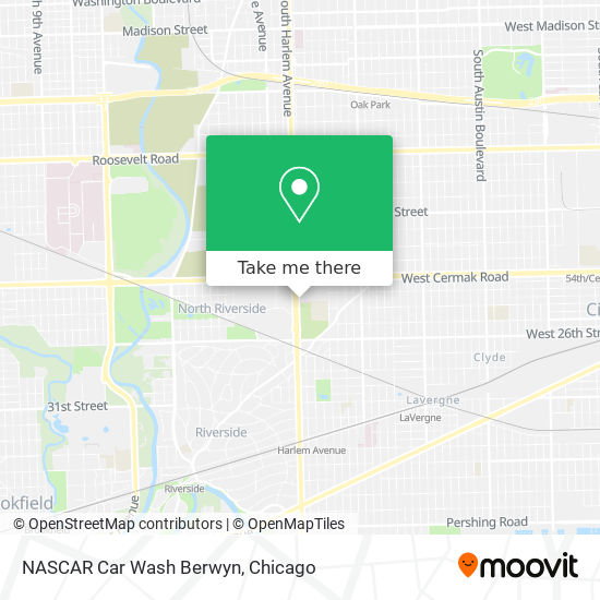 NASCAR Car Wash  Berwyn map