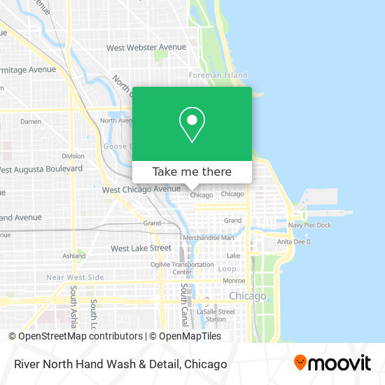 River North Hand Wash & Detail map