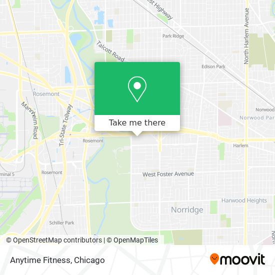 Anytime Fitness map