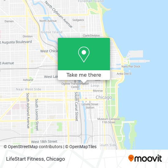 LifeStart Fitness map