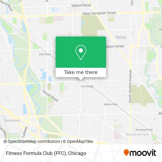 Mapa de Fitness Formula Club (FFC)