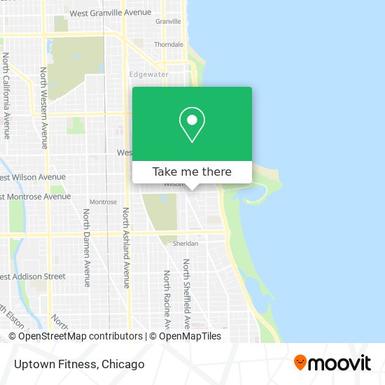 Uptown Fitness map
