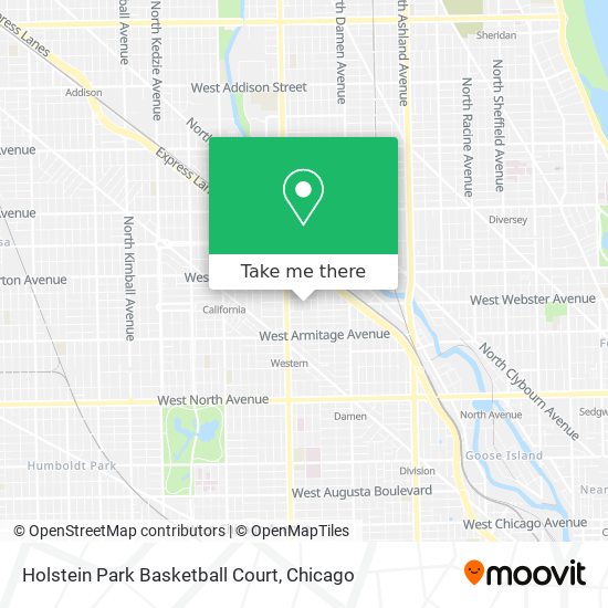 Mapa de Holstein Park Basketball Court