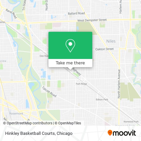 Hinkley Basketball Courts map