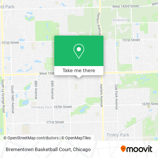 Brementown Basketball Court map