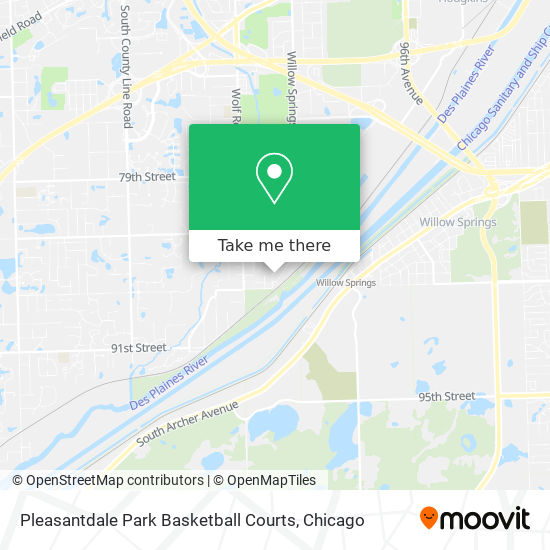 Pleasantdale Park Basketball Courts map