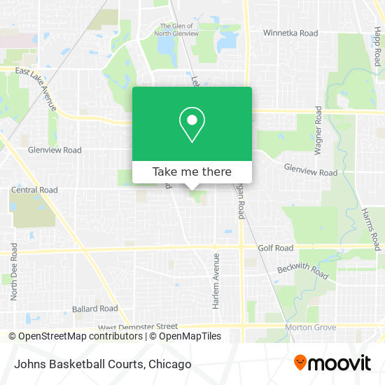 Johns Basketball Courts map