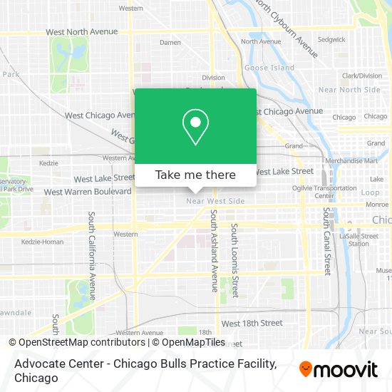 Advocate Center - Chicago Bulls Practice Facility map