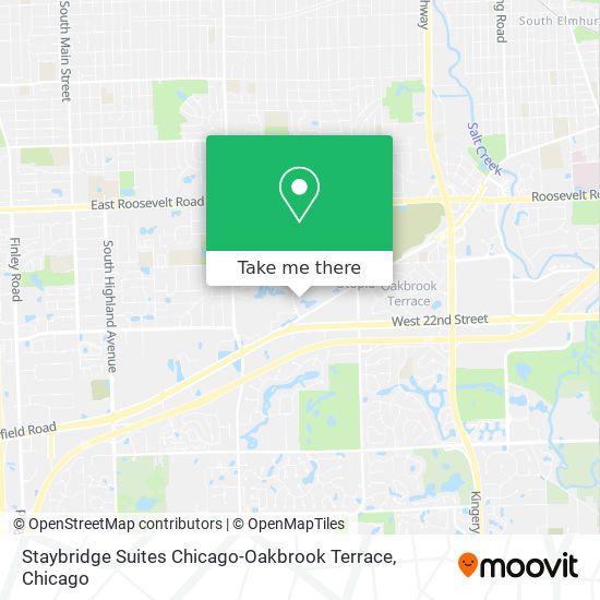 Staybridge Suites Chicago-Oakbrook Terrace map