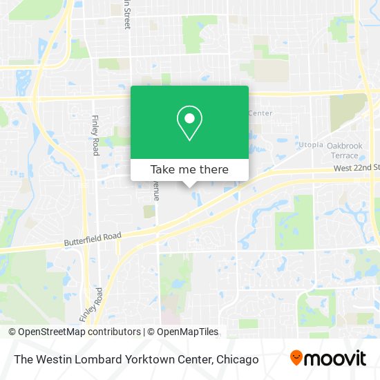 Mapa de The Westin Lombard Yorktown Center
