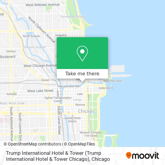 Trump International Hotel & Tower map