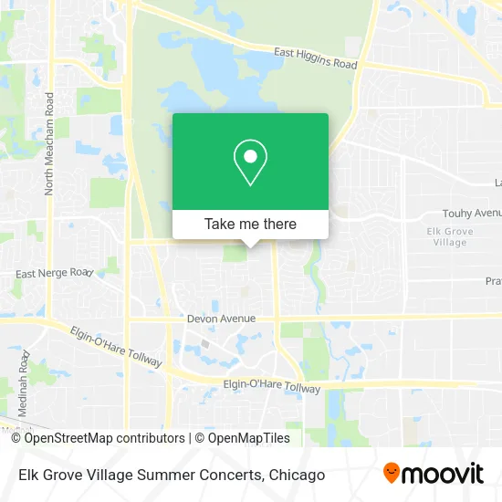 Mapa de Elk Grove Village Summer Concerts