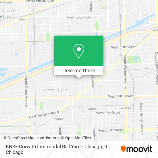 Bnsf Corwith Yard Map How To Get To Bnsf Corwith Intermodal Rail Yard - Chicago, Il. By Bus Or  Chicago 'L'?