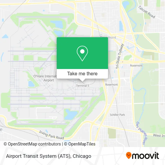 Airport Transit System (ATS) map