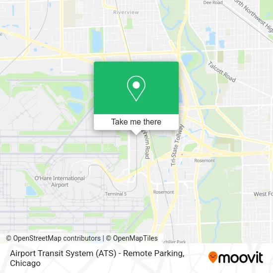 Airport Transit System (ATS) - Remote Parking map