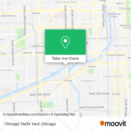 Chicago Yacht Yard map