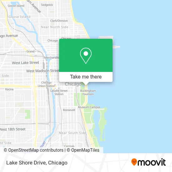 Lake Shore Drive map
