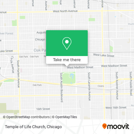 Temple of Life Church map