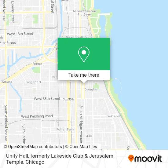 Unity Hall, formerly Lakeside Club & Jerusalem Temple map