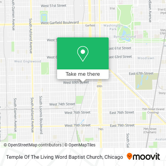 Temple Of The Living Word Baptist Church map