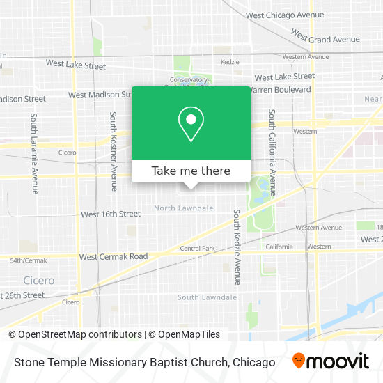 Mapa de Stone Temple Missionary Baptist Church