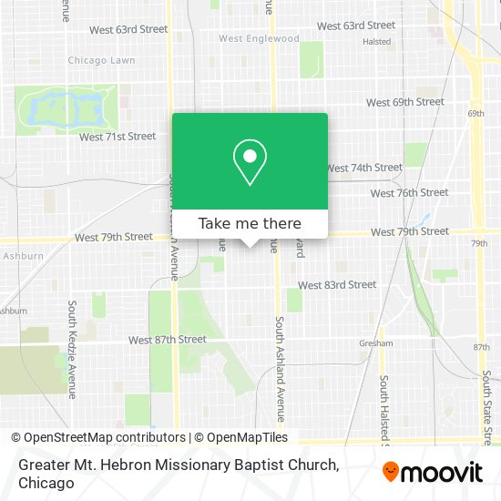 Greater Mt. Hebron Missionary Baptist Church map