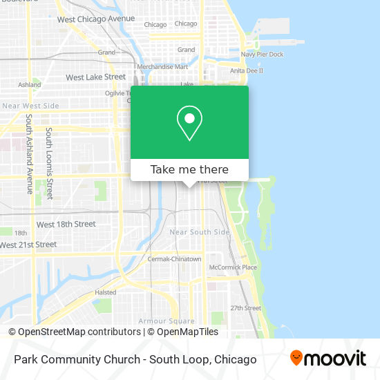 Mapa de Park Community Church - South Loop