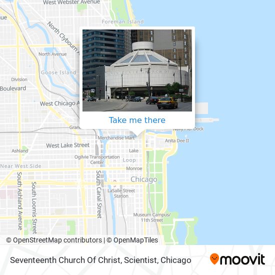 Seventeenth Church Of Christ, Scientist map